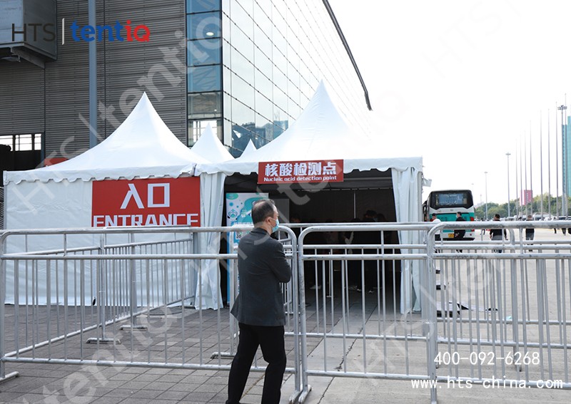 疫情当前，华烨铝合金篷房助力防控行动！