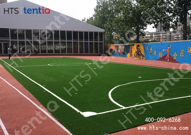 华烨体育馆篷房助力社区打造15分钟健身圈，让全民健身生活化