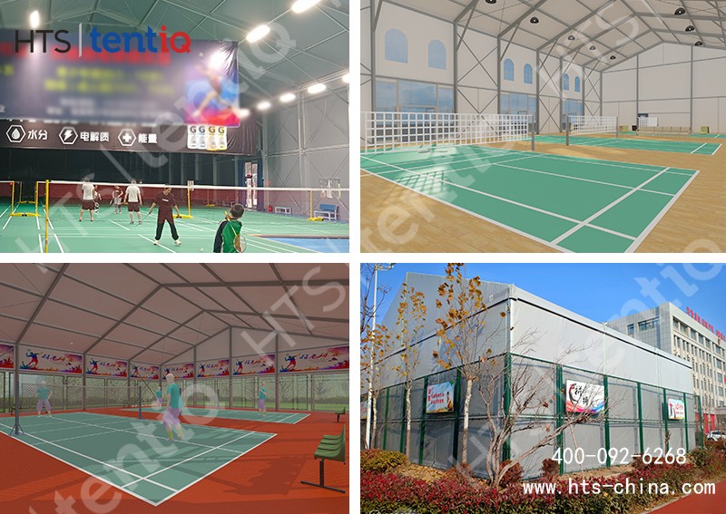 建造篷房羽毛球馆有效提升体育场馆的竞争力