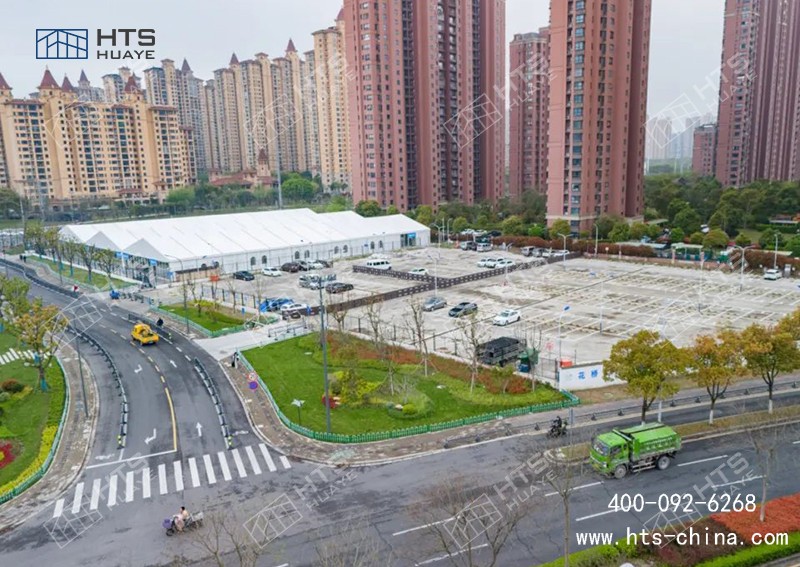 这座接近4000平方米的菜市场篷房，正式投入使用了