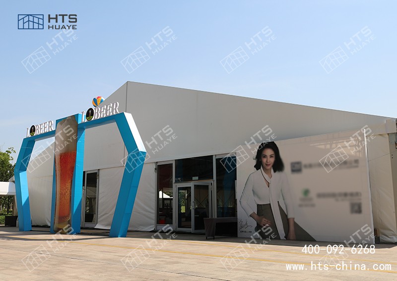 铝合金结构篷房在五星级酒店行业的应用，不是住宿，而是活动空间
