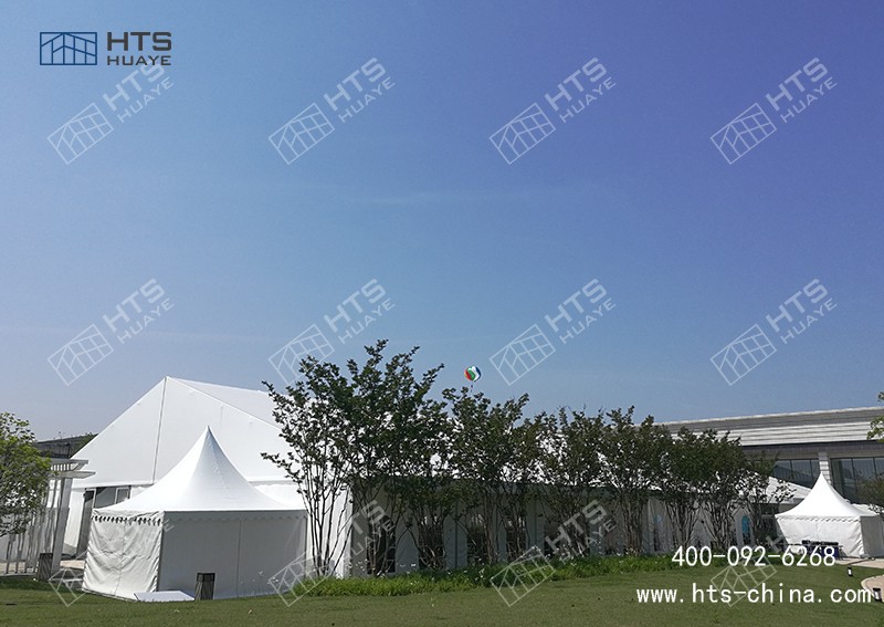 铝合金结构篷房在五星级酒店行业的应用，不是住宿，而是活动空间