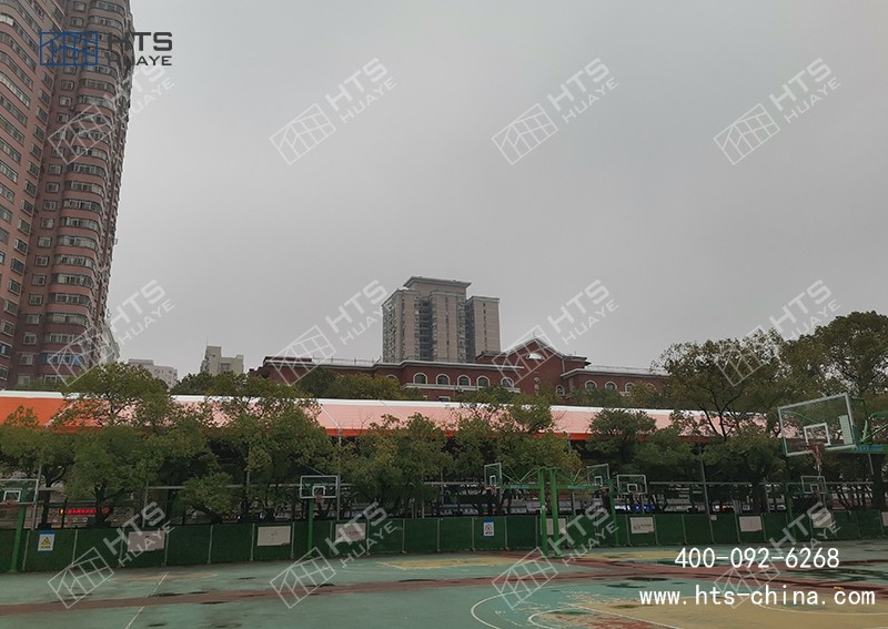 在湖南地区做的快速装配式篮球场案例，保证看完让您心动