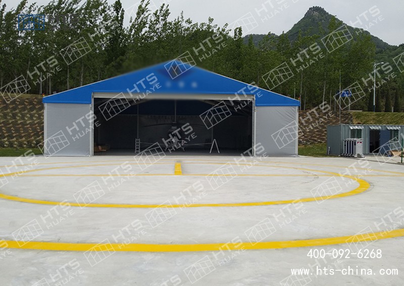 飞机篷房填补了国内空白，为飞机装备提供一个可拆卸的家