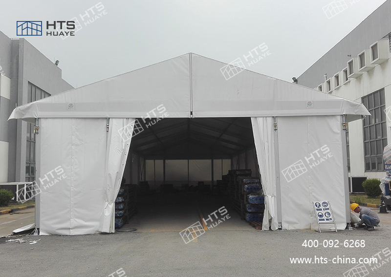 简易户外仓库篷房满足当地相关部门以及设计院的要求