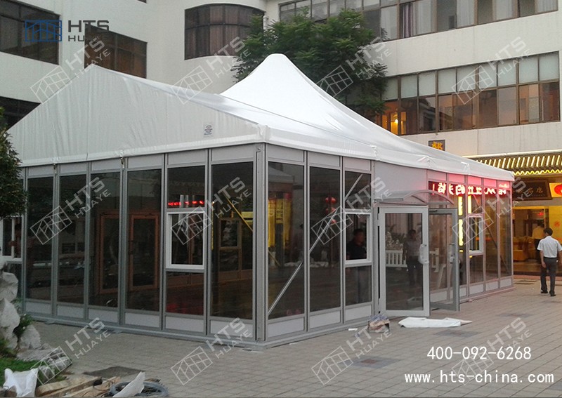 你们这种铝合金框架棚房可以重复拆卸使用