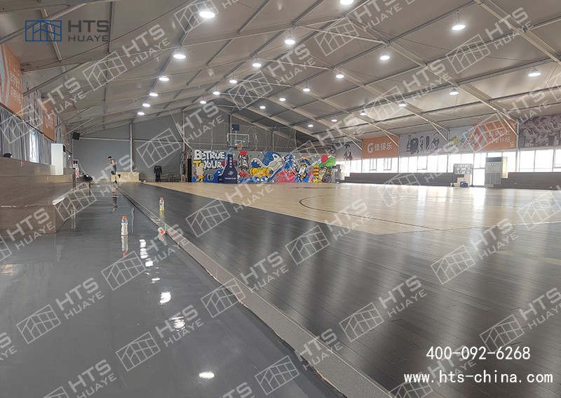 户外篷房篮球馆直接把闲置空地发展成热土，唤醒城市沉睡资产