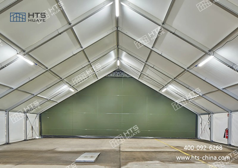 飞机机库篷房可按需搭建合适规模的机库，避免空间闲置