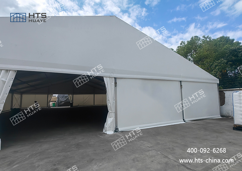 成功为橡胶和塑料制品业交付了一座定制化的仓储篷房空间