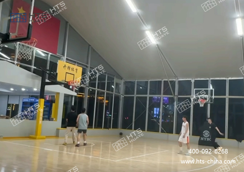 河南开封新增一座篮球馆篷房，打造运动新地标