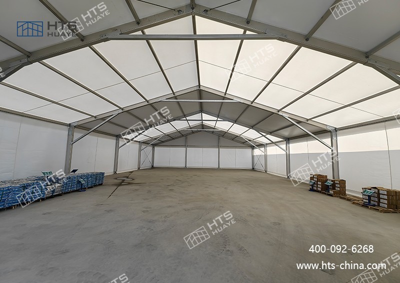 华烨建筑科技为招远核电提供优质仓储篷房
