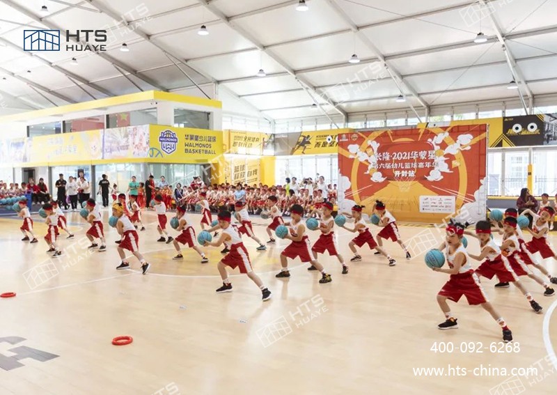 装配式篷房篮球馆有效利用各类存量建设用地，避免资源浪费
