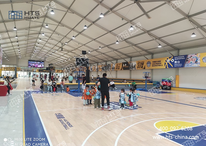 装配式篷房篮球馆完全契合体育场馆建设行业新政策要求