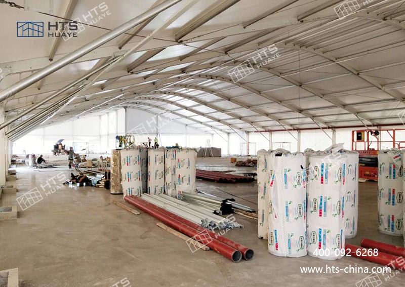 仓库篷房帮助企业快速应对临时仓储需求，及时抓住市场机遇