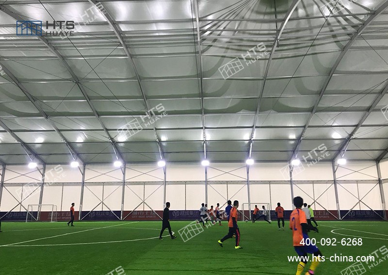 足球场蓬房为足球产业的持续健康发展贡献力量