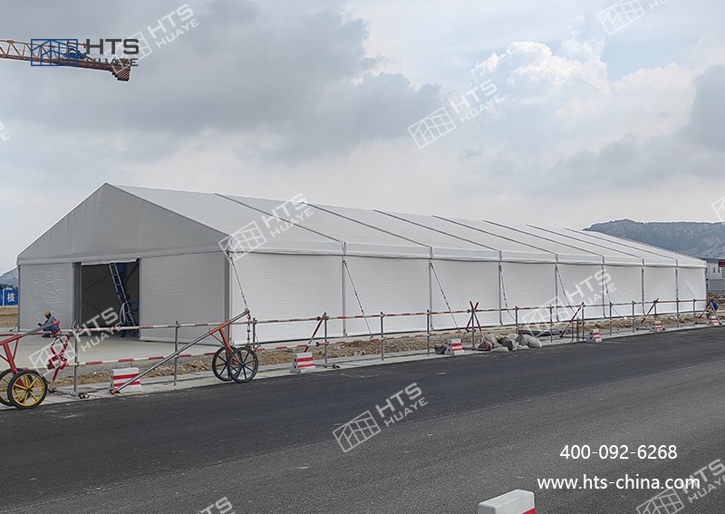 为核电行业提供的第6座仓储篷房，事实证明“好产品自带说服力”
