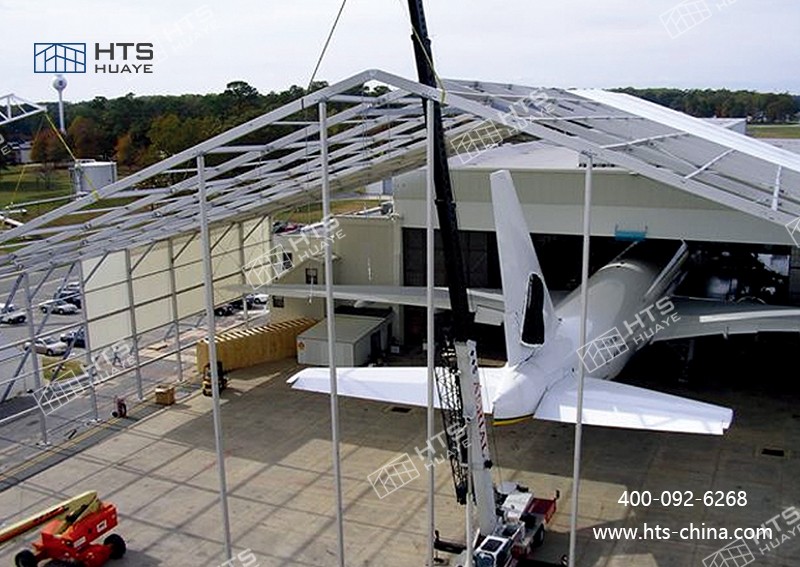 可拆卸机库篷房为空军战斗力提升与战备能力建设提供更加强有力的支撑