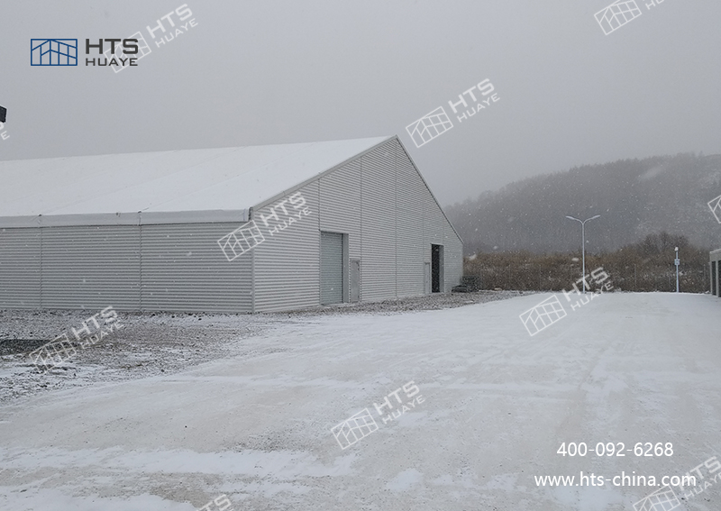 装配式仓库篷房实现 “3 天建一座仓库” 的高效交付