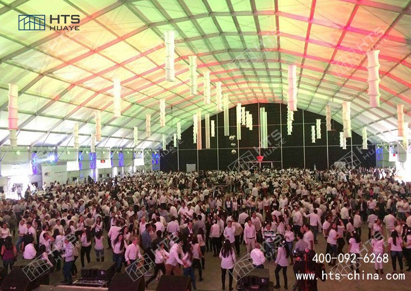 华烨海特斯助力哥伦比亚!4560㎡Polygon 篷房 20 余天高效交付 华烨海特斯助力哥伦比亚!4560㎡Polygon 篷房 20 余天高效交付