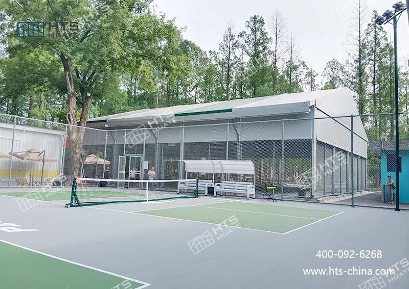 匹克球馆篷房彻底打破传统建筑 “一次性使用” 的局限