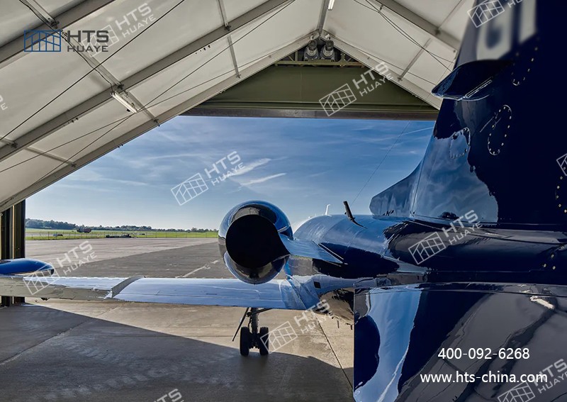 铝合金可拆卸机库篷房为航空运营提供了更具性价比的设施选择 铝合金可拆卸机库篷房为航空运营提供了更具性价比的设施选择