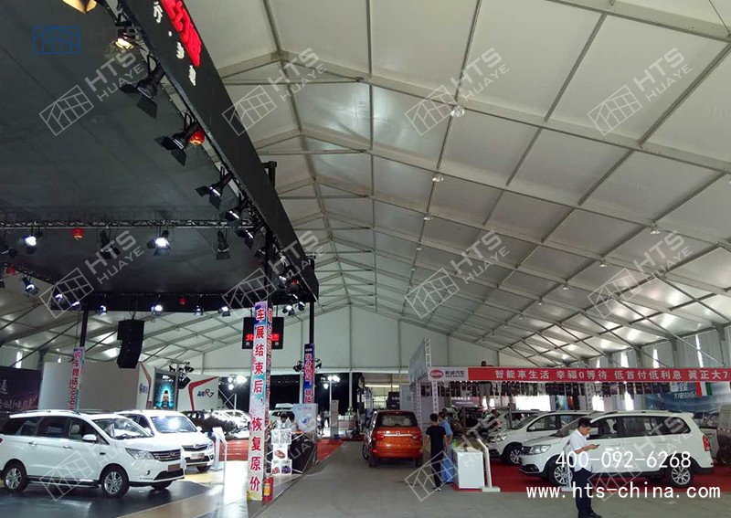 篷房为展览的成功举办提供了坚实保障 篷房为展览的成功举办提供了坚实保障