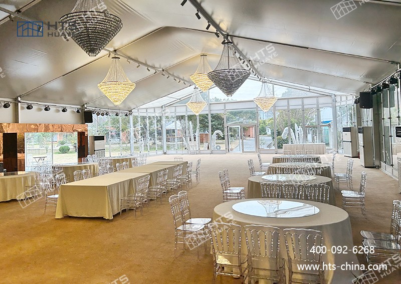 当科技邂逅美学，镇江这座酒店宴会厅篷房惊艳亮相！