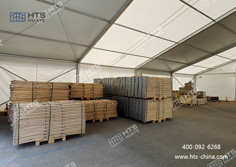 定制化仓储篷房成为企业临时仓储的高性价比选择