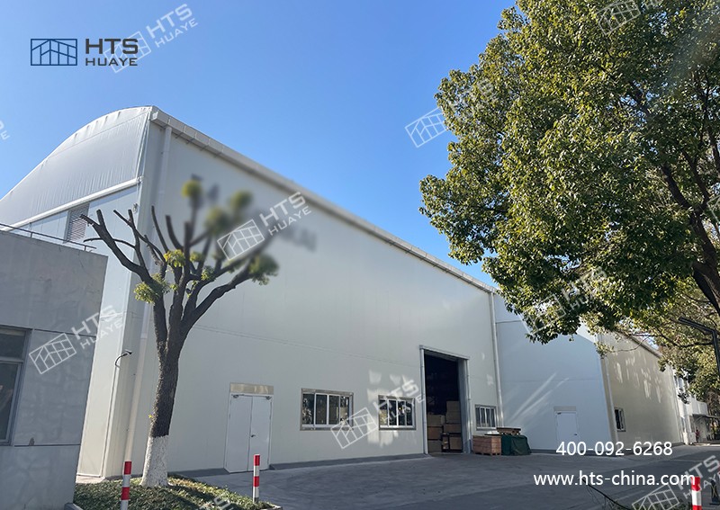 仓储篷房为制造业量身打造边生产边扩建的解决方案