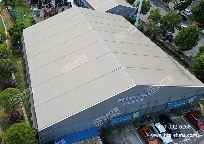 选择华烨建筑科技，一站式定制专属篮球培训大型篮球馆蓬房