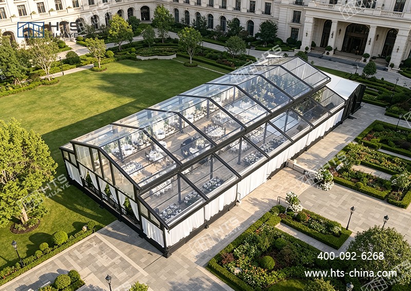 铝合金中庭篷房打破传统建筑局限,适配多场景多元化使用需求 铝合金中庭篷房打破传统建筑局限,适配多场景多元化使用需求