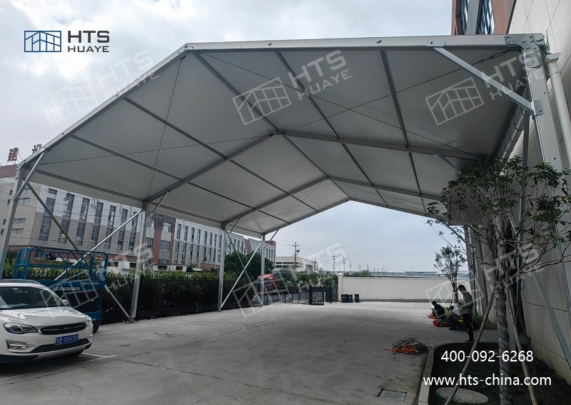 盘活厂区现有闲置通道，用通道式篷房快速拓展室内仓储及作业空间
